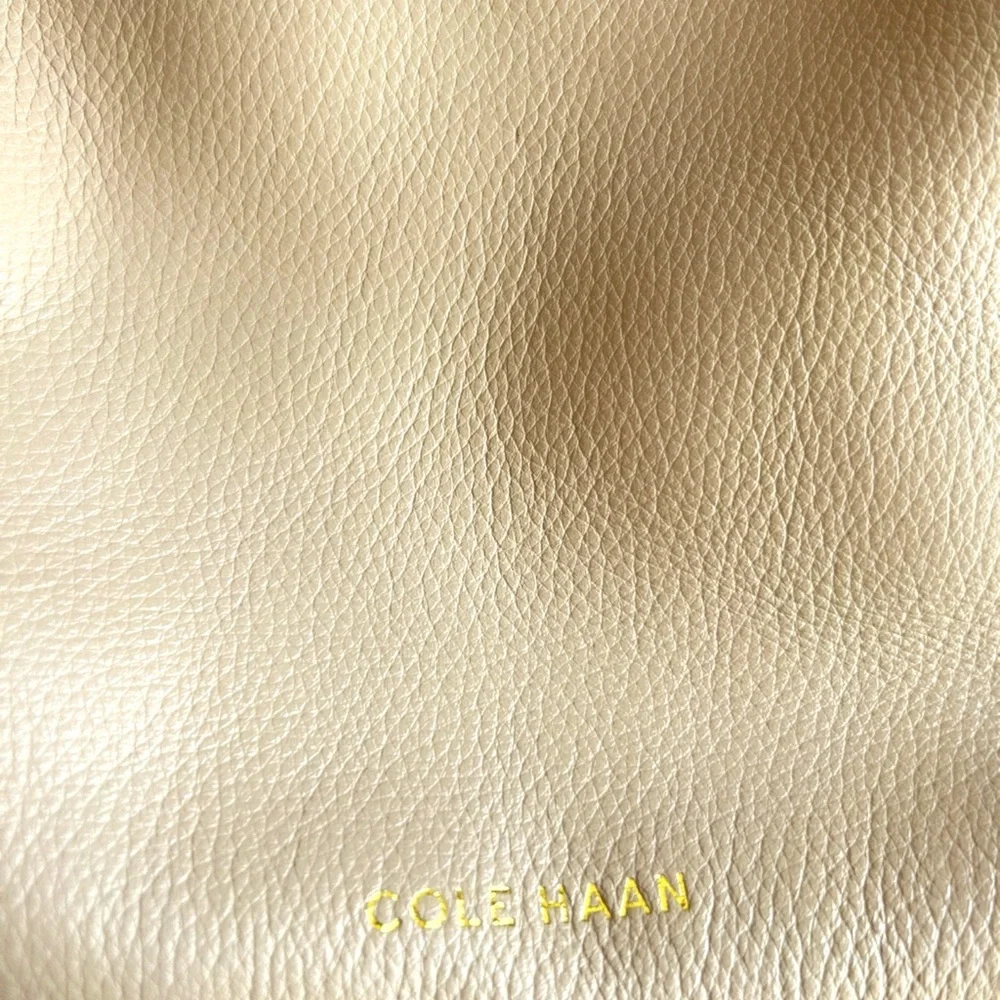 Cole Haan Nude Beige Leather Shoulder Bag